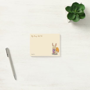 Bloco De Notas Painel de Tarefas do Bunny