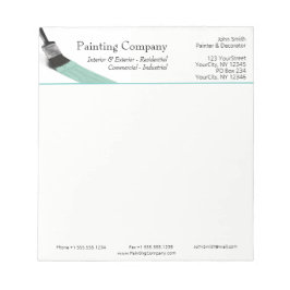 Bloco De Notas Painting Painter Service Company Brusel Pastel Min