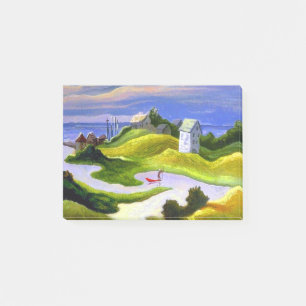 Bloco De Notas Paisagem de Thomas Hart Benton Chilmark