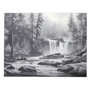 Bloco De Notas Paisagem Natural Paisagem Natureza Aventura Esboço