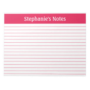 Bloco De Notas Paisagem Personalizada com Camada Vermelha Cherry