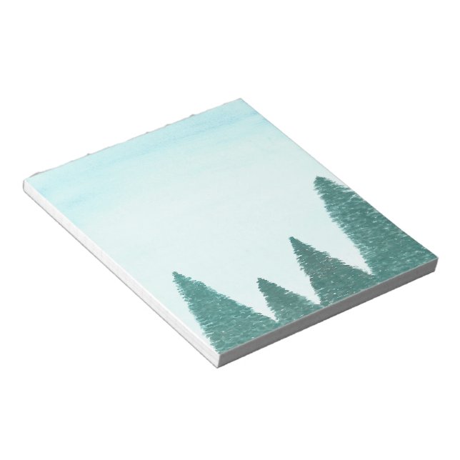 Bloco De Notas Paisagem Sempre Verde (Inclinado)