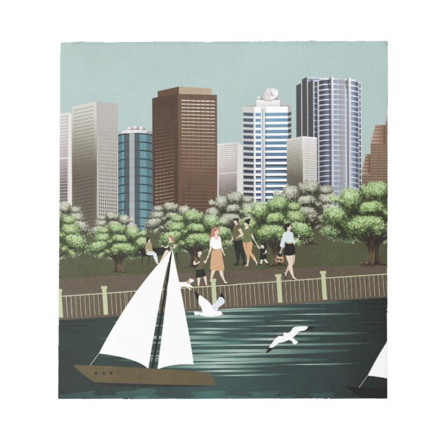 Bloco De Notas Paisagem urbana (Frente)