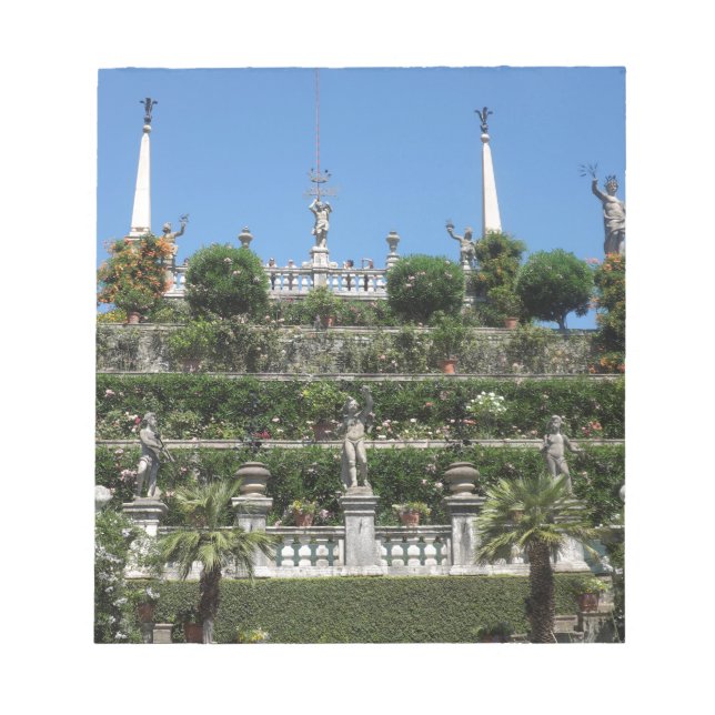 Bloco De Notas Palácio Borromeo em Stresa, Itália (Frente)