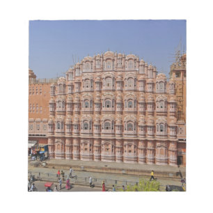 Bloco De Notas Palácio dos Ventos (Hawa Mahal), Jaipur, Índia,
