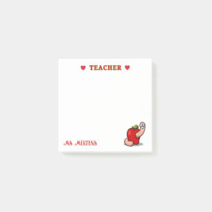 Bloco De Notas Palavra de Apreciação do Professor em Apple Add Na