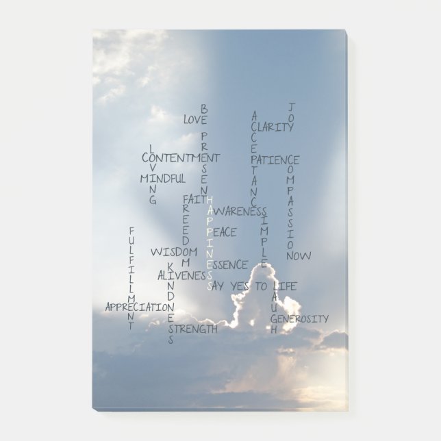 Bloco De Notas Palavras inspiradas a viver perto para a (Frente)