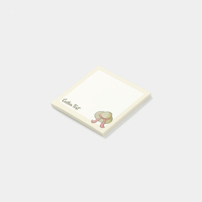 Bloco De Notas Palha Amarelo (Inclinado)