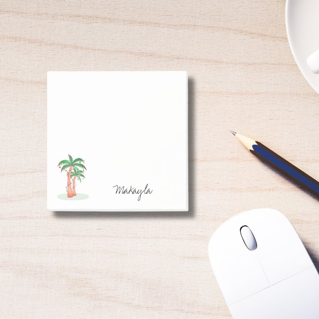 Bloco De Notas Palm Trees Personalizadas (Criador carregado)