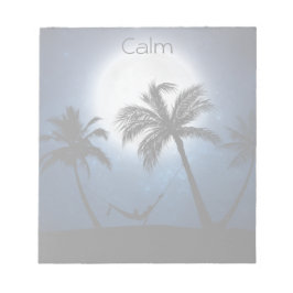 Bloco De Notas Palmeiras à luz do luar