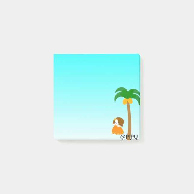 Bloco De Notas Pam-árvore com Pipu (Frente)