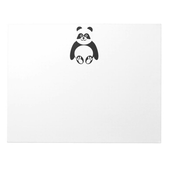 Bloco De Notas Panda Design (Frente)