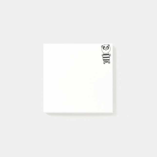 Bloco De Notas Panda Kids   (Frente)