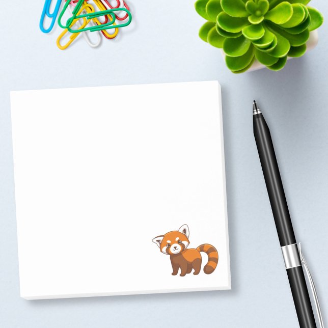 Bloco De Notas Panda Vermelho Fofo (Criador carregado)
