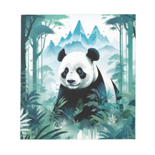 Bloco De Notas Panda Willife Animal Nature Environment Forest