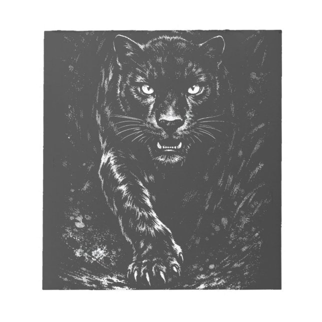 Bloco De Notas Pantera Negra — por BurnsInHell (Frente)