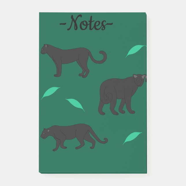 Bloco De Notas Panteras Negras (Frente)