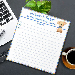 Bloco De Notas Pão Feliz Personalizado Para Planejador De Lista D