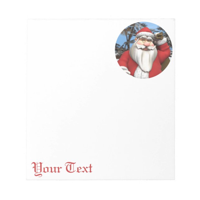 Bloco De Notas Papai Noel (Frente)