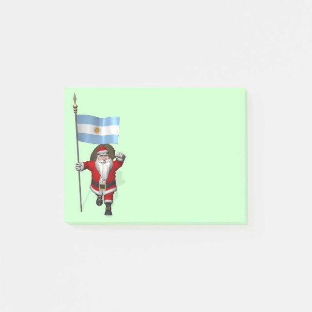 Bloco De Notas Papai Noel, Alferes Da Argentina (Frente)