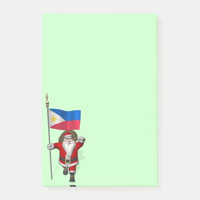 Bloco De Notas Papai Noel, Alferes Das Filipinas (Frente)