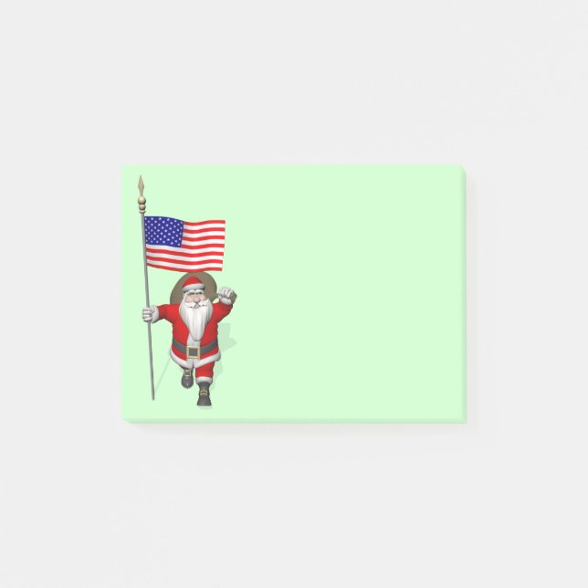 Bloco De Notas Papai Noel, Alferes Dos Estados Unidos (Frente)
