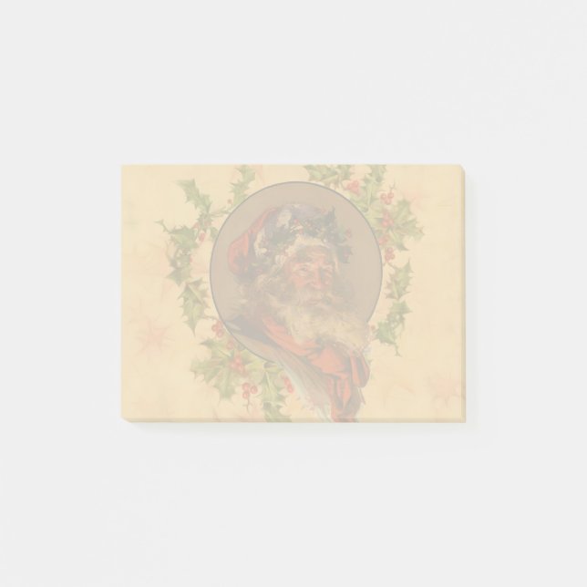 Bloco De Notas Papai Noel Antigo Vitoriano Leyendecker (Frente)