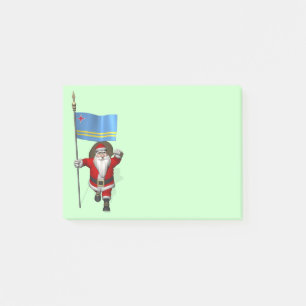Bloco De Notas Papai Noel Com Alferes De Aruba