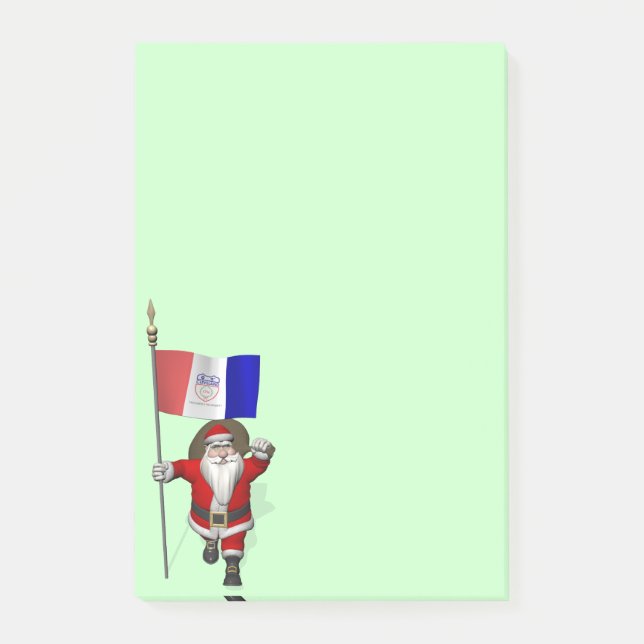 Bloco De Notas Papai Noel Com Alferes De Cleveland (Frente)