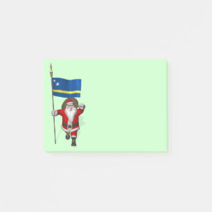 Bloco De Notas Papai Noel Com Alferes De Curaçau