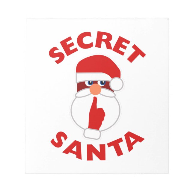 Bloco De Notas Papai Noel Secreto (Frente)