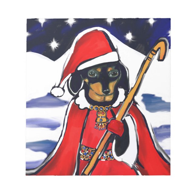 BLOCO DE NOTAS PAPAIS NOEIS DACHSHUND (Frente)