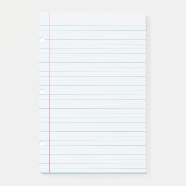 Bloco De Notas Papel alinhado (Frente)