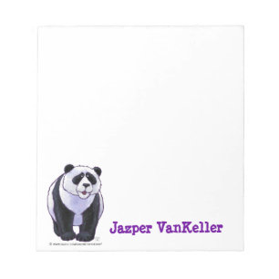 Bloco De Notas Papel de carta do Urso de Panda