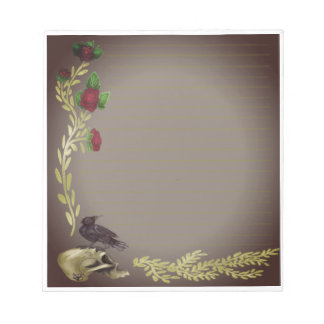 Bloco De Notas Papel de carta Gótico