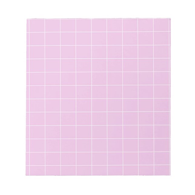 Bloco De Notas Papel de carta Na moda com Verificação de Gingham  (Frente)
