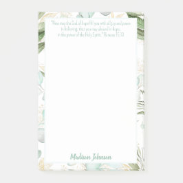 Bloco De Notas Papel de Carta Personalizada Eucalyptus