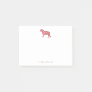 Bloco De Notas Papel de Carta Personalizado de Arte Rosa Simples