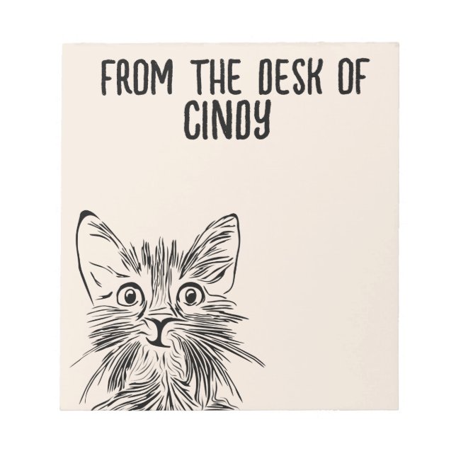 BLOCO DE NOTAS PAPEL DE CARTA PERSONALIZADO DO ESCREVENDO DE ARTE (Frente)