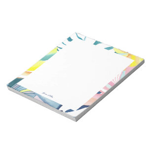 Bloco De Notas Papel de Carta Personalizado para Abstrato de Arte