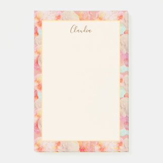 Bloco De Notas Papel de Carta Pessoal do Sorvete de Aquarela Colo