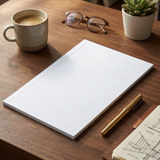 Bloco De Notas Papel de Grade Fundo Folha de Gráficos de Matemáti