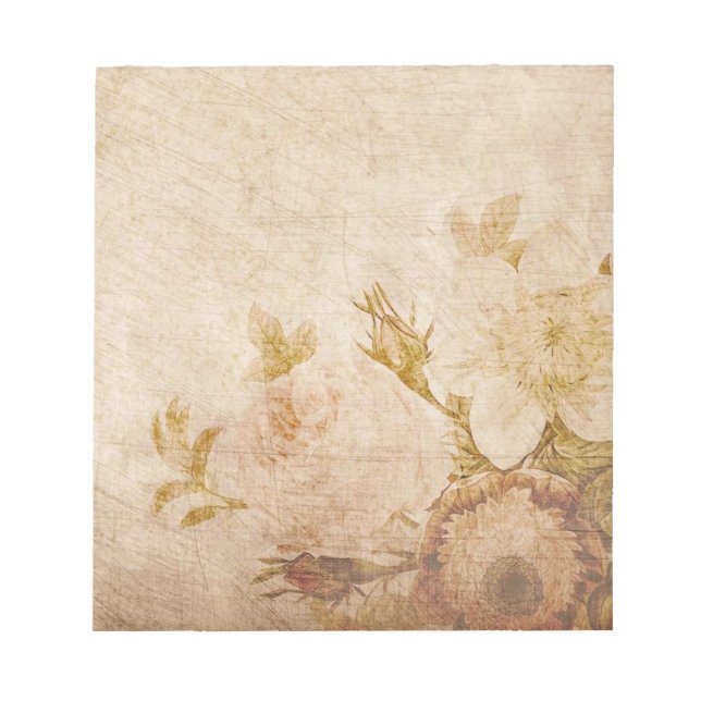 Bloco De Notas Papel de Nota Antiga Antiquada (Frente)