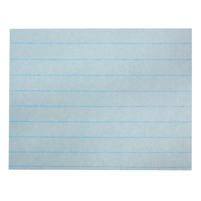 Bloco De Notas Papel de notebook azul (Frente)