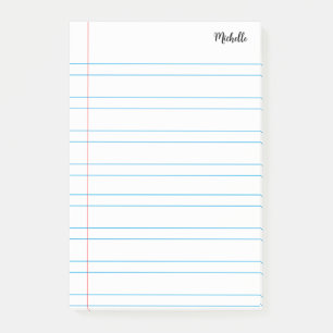 Bloco De Notas Papel de notebook da escola vinculada personalizad