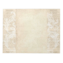 Bloco De Notas Papel De Papel De Papel Vintage Folha De Música Cr