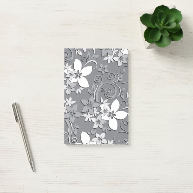 Bloco De Notas Papel de parede de flores 2 (Escritótio)