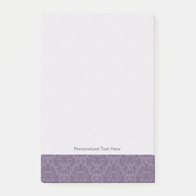 Bloco De Notas Papel de parede roxo luxuoso (Frente)