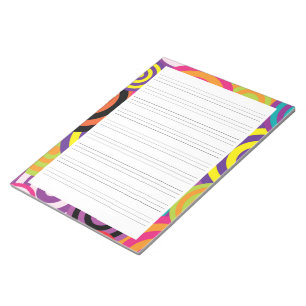 Bloco De Notas Papel de Prática de Caligrafia e Letra Cursiva com