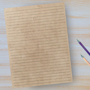 Bloco De Notas Papel em Execução Amplo - Fundo de Papel em Vint